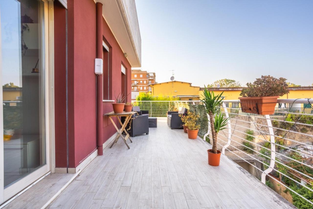 Urban Retreat -Private Parking+Terrace Leilighet Roma Eksteriør bilde